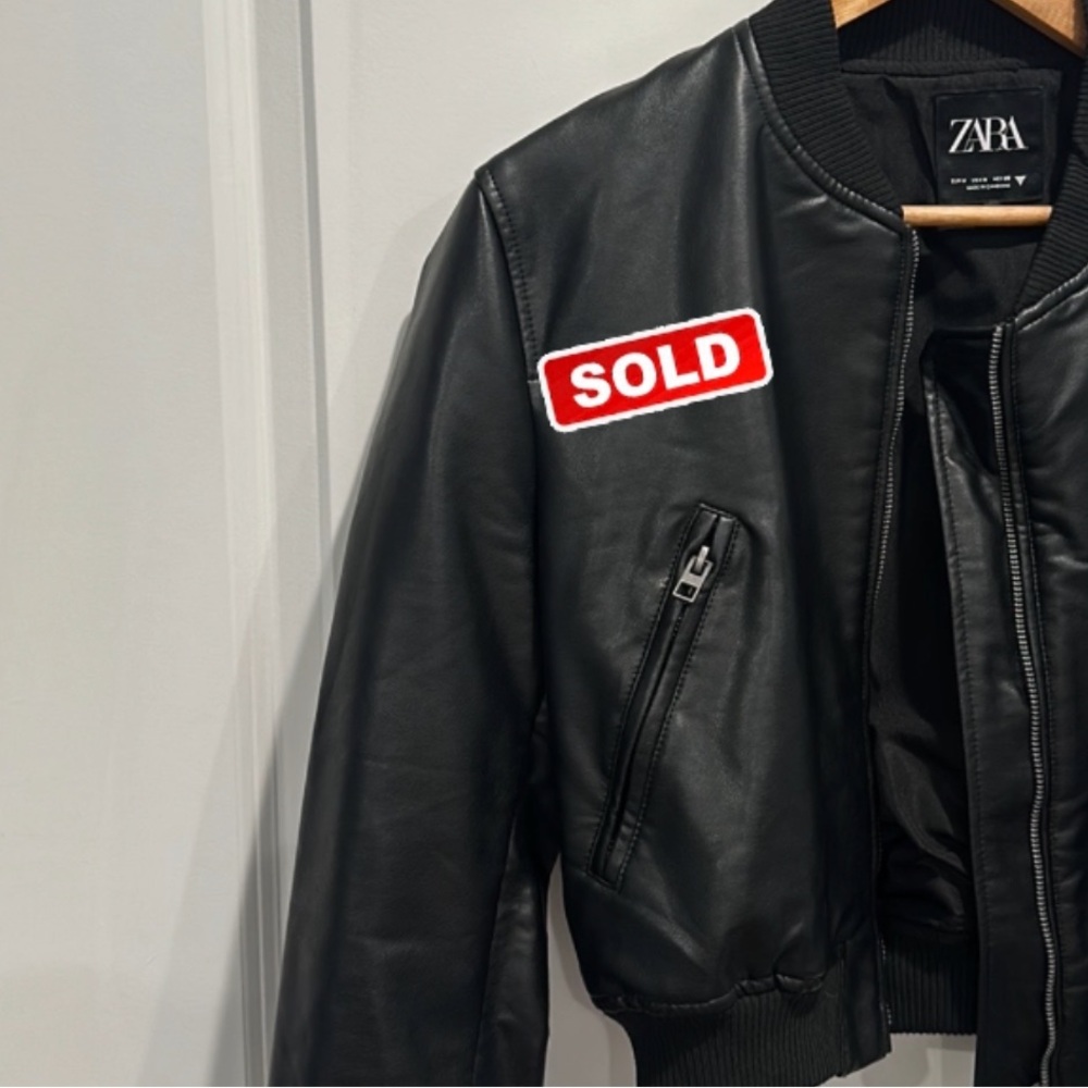 Leather Zara Crop Jacket